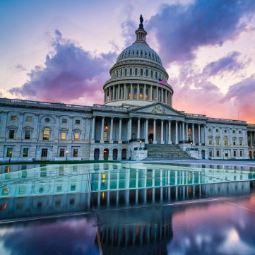 The United States Capitol Building In Washington, DC